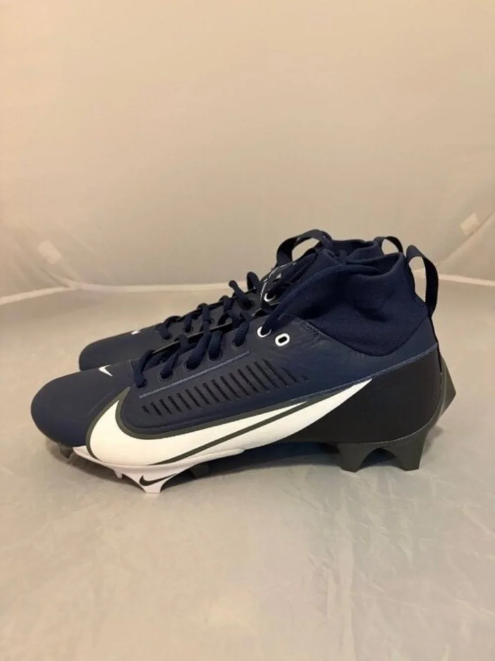 Nike Vapor Edge Pro 360 2 TB promo college navy football cleats sz 9 FN7759 400
